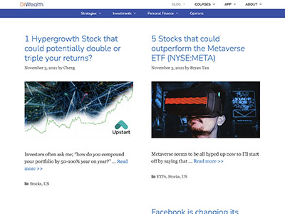 stock market blog thumbnail